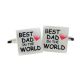 Best Dad in the World Cufflinks
