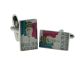 Revolution Nationale de Gaulle Nostalgic Wartime Poster Cufflinks