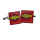 WOW Comic Cartoon Style Cufflinks