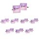 Purple & Pink Contemporary Pattern Wedding Cufflinks