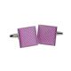 Pale Pink & White Polka Dot Cufflinks