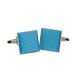 Pale Blue & White Polka Dot Cufflinks