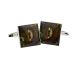 Steampunk  Keyhole and Cogs Cufflinks