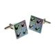 Pop Art Style Pipe Design Cufflinks