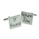 If Found Return to Wife Comical Cufflinks