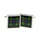 Cufflinks Mac Kenzie Scottish Tartan with Pheasant game bird design