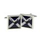 Cufflinks Scottish Saltire Flag with Pheasant Game Bird design