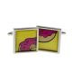 Retro Cartoon Style Donut Cufflinks
