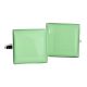 Plain Green Square Cufflinks