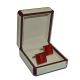 Crimson Flame Red Acrylic Insert Exclusive Cufflinks
