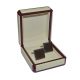 Bronze Jet Acrylic Insert Exclusive Cufflinks