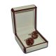 Amber Vortex Acrylic Insert Exclusive Cufflinks