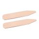 Rose Gold Plated Collar Stiffeners (engravable)