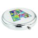 Personalised Kaleidoscope Initial Handbag Mirror