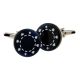 Blue Poker Chip, Gamble, Casino Cufflinks