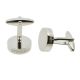 Groomsman Laser Etched Round Wedding Cufflinks
