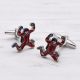 Red Skydiver Cufflinks