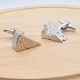 Cheese Block Cufflinks