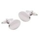 Oval Domed Cufflinks (Engravable)