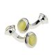 Yellow Fixed Bar Classic Cufflinks
