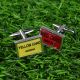 Red and Yellow Cards Football Sport Cufflinks