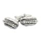 Metal Hot Dog Food Cufflinks