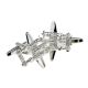 Rhodium Plated Aircraft Cufflinks