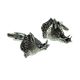 English Made Devils Pig Boar Pewter Cufflinks