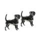 English Made Beagle Pewter Cufflinks