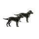 English Made Labrador Pewter Cufflinks