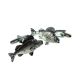 English Made Large Perch Pewter Cufflinks