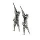 English Made Huntsman Shooting Gamekeeper Pewter Cufflinks