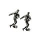 English Made Football Player Pewter Cufflinks