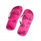 Exclusive Design Pink Bride Bride Design Flip Flops Bride Dancing Flip Flops