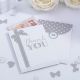 Pack of 10 Chic Boutique Money Envelopes White & Silver