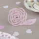Pack of 10 Pink Frills & Spills Free Standing Place Card