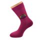 Rainbow Diversity Design Pink Woven Ladies Socks UK 3.5-7.5