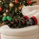 Personalised Christmas Obligatory Socks! Present Design Woven Unisex Socks Size 5-12