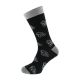Novelty Headphones Woven Design, Navy Blue & Grey, Unisex Adult Socks UK 5-12