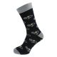 Novelty Padel Ball Woven Design, Navy Blue & Grey, Unisex Adult Socks UK 5-12