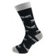 Novelty Aeroplane Pilot Woven Design, Navy Blue & Grey, Unisex Adult Socks UK 5-12