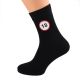 18 MPH Road Sign Ages Speed Sign Design Mens Black Socks