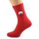 Red Funny Face Novelty Socks