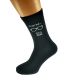 Trust me I'm a Geek Image Design Mens Black Socks
