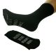 Sole Print Please Bring Mummy Wine Ladies Black Socks