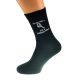 Trust me I'm a Lollipop Man Mens Black Socks