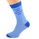 Personalised Two Tone Blue Birthday Socks