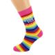 Personalised Date Mr & Mr Rainbow Socks