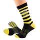 Fun Bee theme Groom to Bee Mens Socks