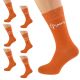 Burnt Orange Wedding Socks - Multiple Titles Available